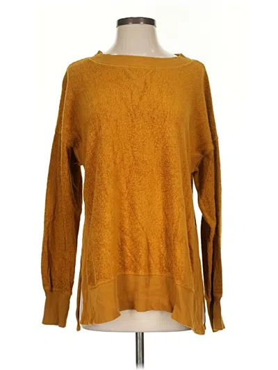 Pre-owned Aerie Pullover Sweater In Gold