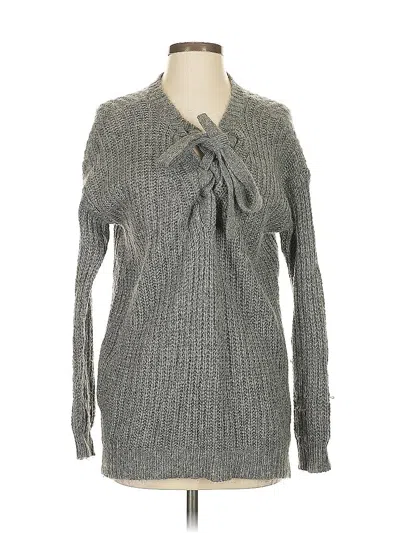Pre-owned Aerie Pullover Sweater In Gray