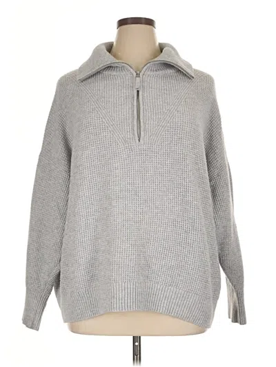 Pre-owned Aerie Pullover Sweater In Gray