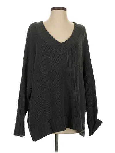 Pre-owned Aerie Pullover Sweater In Gray