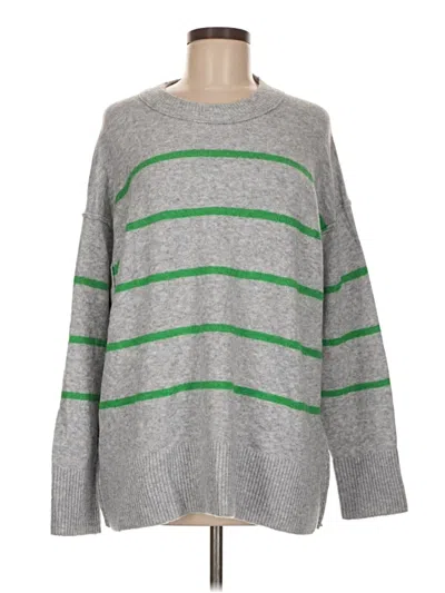 Pre-owned Aerie Pullover Sweater In Gray