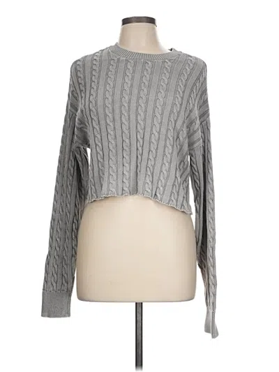Pre-owned Aerie Pullover Sweater In Gray