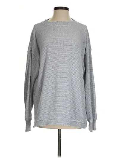 Pre-owned Aerie Pullover Sweater In Gray