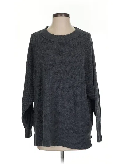 Pre-owned Aerie Pullover Sweater In Gray