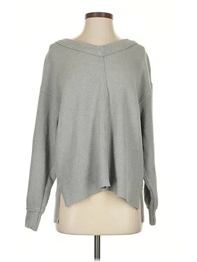 Pre-owned Aerie Pullover Sweater In Gray