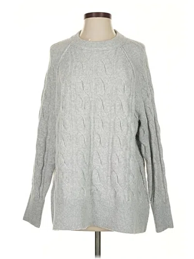 Pre-owned Aerie Pullover Sweater In Gray