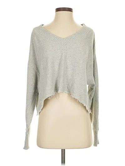 Pre-owned Aerie Pullover Sweater In Gray