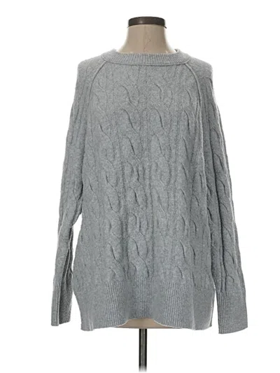 Pre-owned Aerie Pullover Sweater In Gray