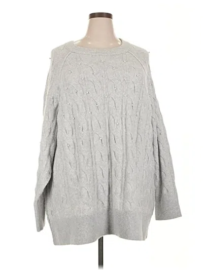 Pre-owned Aerie Pullover Sweater In Gray