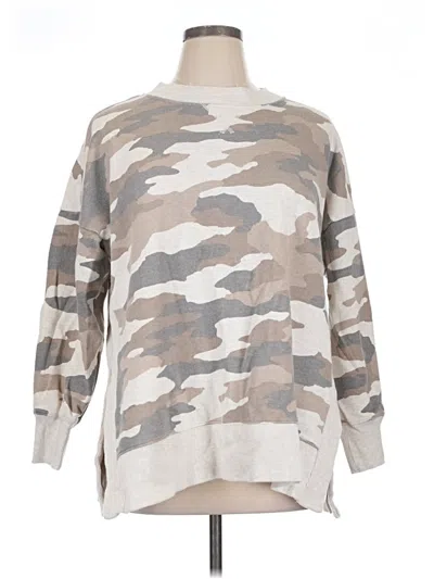 Pre-owned Aerie Pullover Sweater In Gray