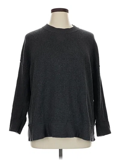 Pre-owned Aerie Pullover Sweater In Gray