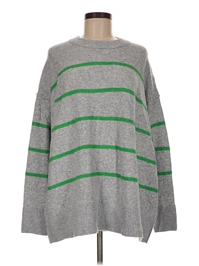 Pre-owned Aerie Pullover Sweater In Gray