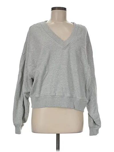 Pre-owned Aerie Pullover Sweater In Gray