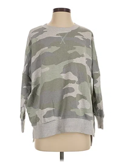 Pre-owned Aerie Pullover Sweater In Gray