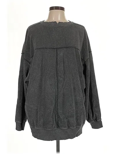 Pre-owned Aerie Pullover Sweater In Gray