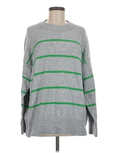 Pre-owned Aerie Pullover Sweater In Gray