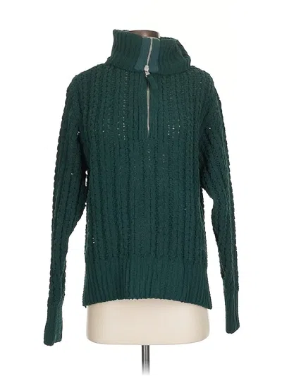 Pre-owned Aerie Pullover Sweater In Green