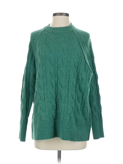 Pre-owned Aerie Pullover Sweater In Green
