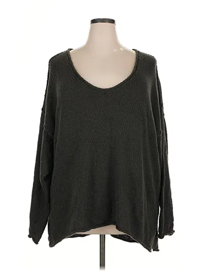 Pre-owned Aerie Pullover Sweater In Green