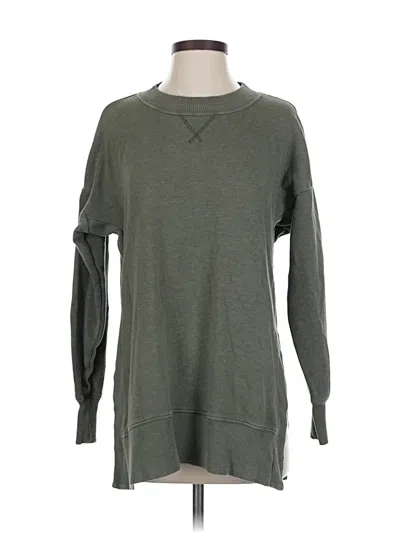 Pre-owned Aerie Pullover Sweater In Green