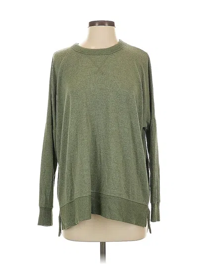 Pre-owned Aerie Pullover Sweater In Green