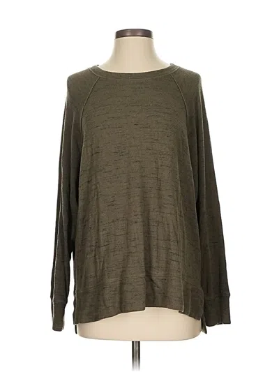 Pre-owned Aerie Pullover Sweater In Green