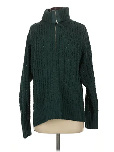 Pre-owned Aerie Pullover Sweater In Green