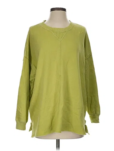Pre-owned Aerie Pullover Sweater In Green