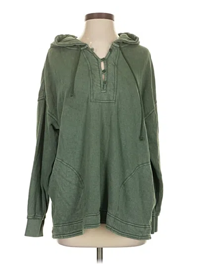Pre-owned Aerie Pullover Sweater In Green