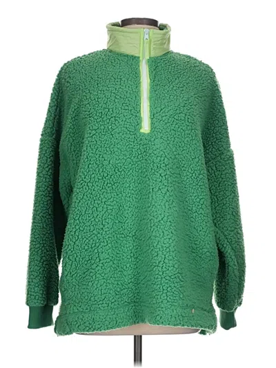 Pre-owned Aerie Pullover Sweater In Green