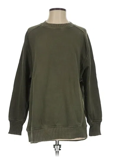 Pre-owned Aerie Pullover Sweater In Green