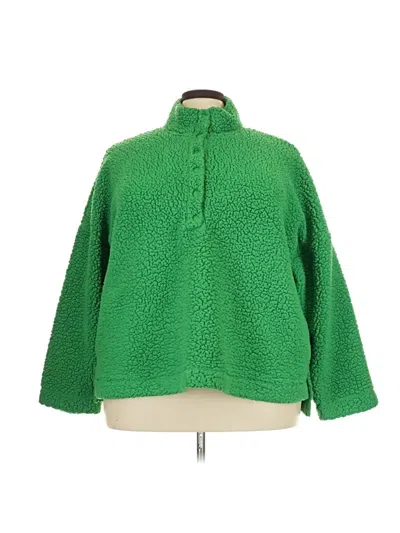 Pre-owned Aerie Pullover Sweater In Green