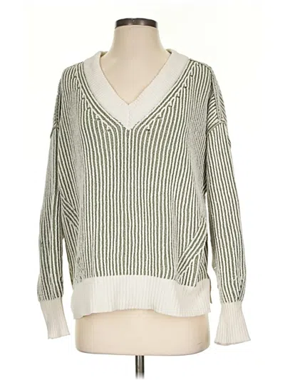 Pre-owned Aerie Pullover Sweater In Green