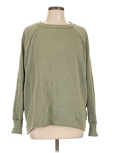 Pre-owned Aerie Pullover Sweater In Green