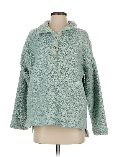 Pre-owned Aerie Pullover Sweater In Green