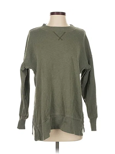 Pre-owned Aerie Pullover Sweater In Green