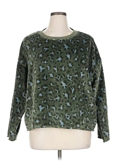 Pre-owned Aerie Pullover Sweater In Green