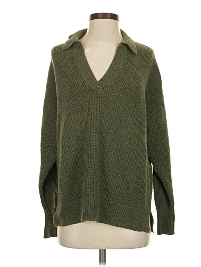 Pre-owned Aerie Pullover Sweater In Green