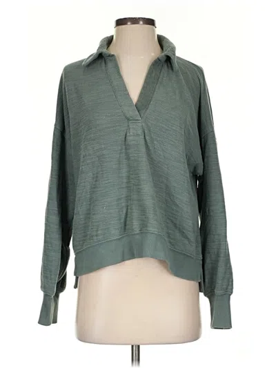 Pre-owned Aerie Pullover Sweater In Green