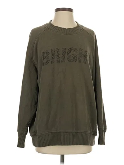 Pre-owned Aerie Pullover Sweater In Green