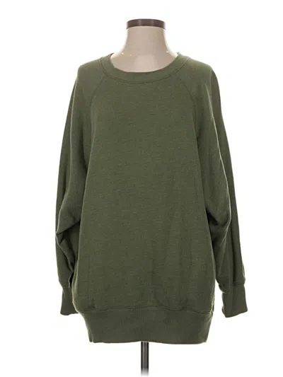Pre-owned Aerie Pullover Sweater In Green
