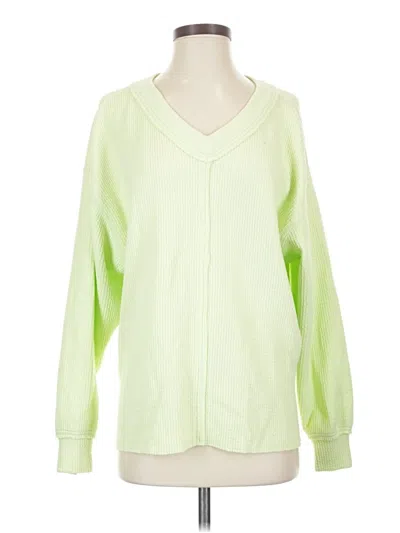 Pre-owned Aerie Pullover Sweater In Green