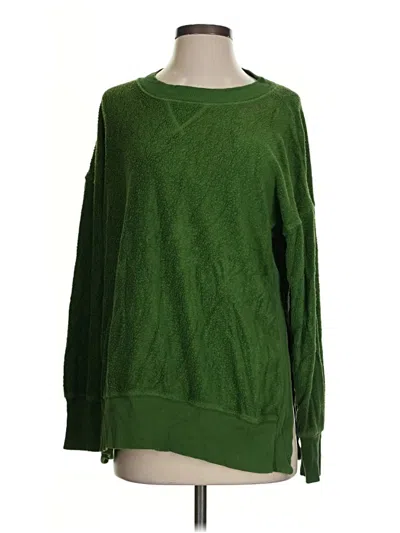 Pre-owned Aerie Pullover Sweater In Green