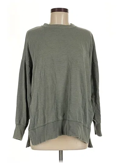 Pre-owned Aerie Pullover Sweater In Green