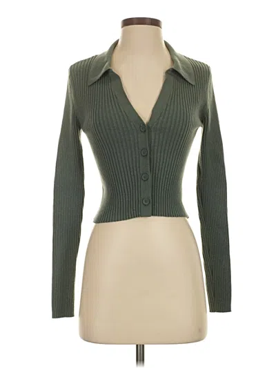 Pre-owned Aerie Pullover Sweater In Green