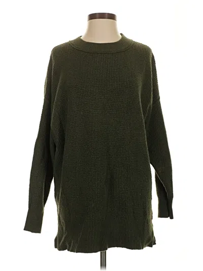 Pre-owned Aerie Pullover Sweater In Green