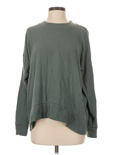 Pre-owned Aerie Pullover Sweater In Green