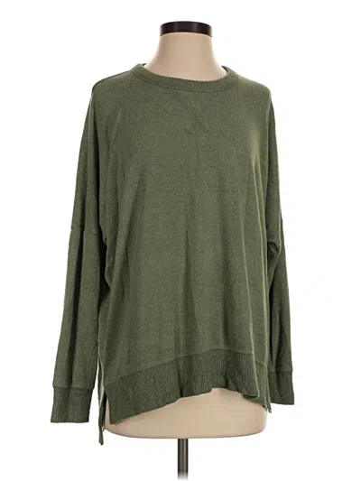 Pre-owned Aerie Pullover Sweater In Green