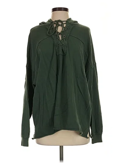 Pre-owned Aerie Pullover Sweater In Green