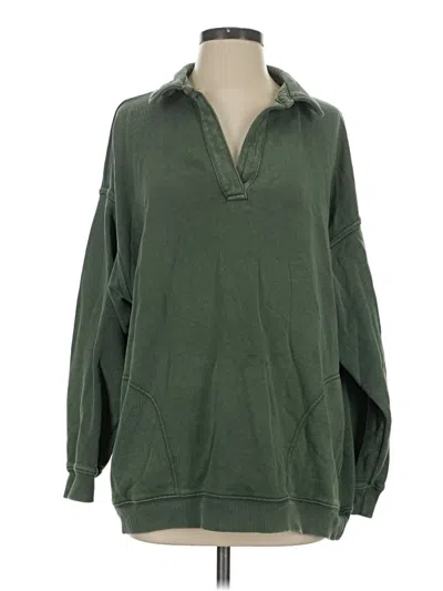 Pre-owned Aerie Pullover Sweater In Green